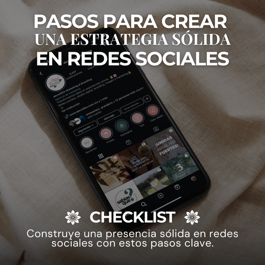 Checklist Pasos para Crear una Estrategia Sólida en Redes Sociales