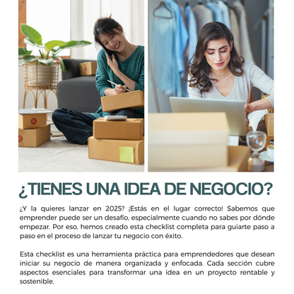 Checklist: Cómo Empezar tu Negocio